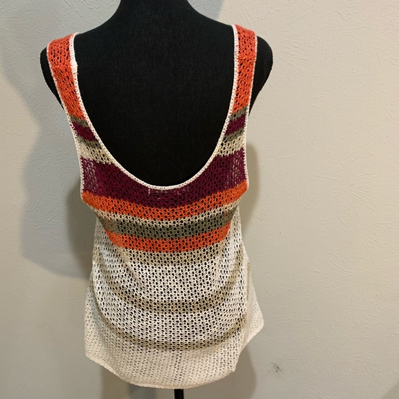 Maurices Crochet/ netted tank Sz L - Picture 4 of 8
